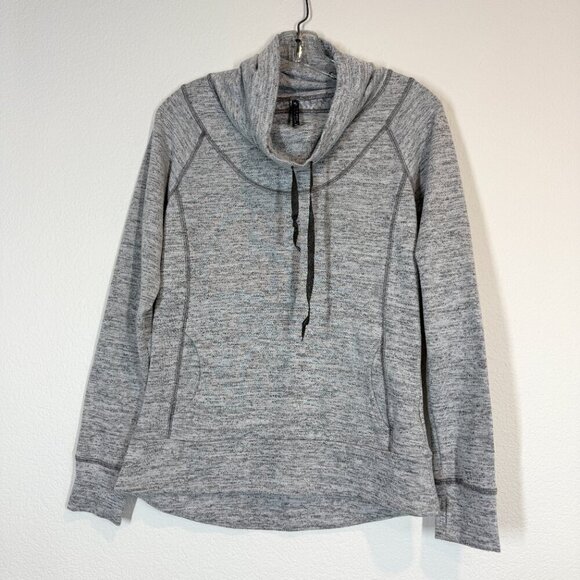 Kuhl Sweatshirt Top Gray Cowl Neck Long Sleeve Hiking Medium - Picture 10 of 10